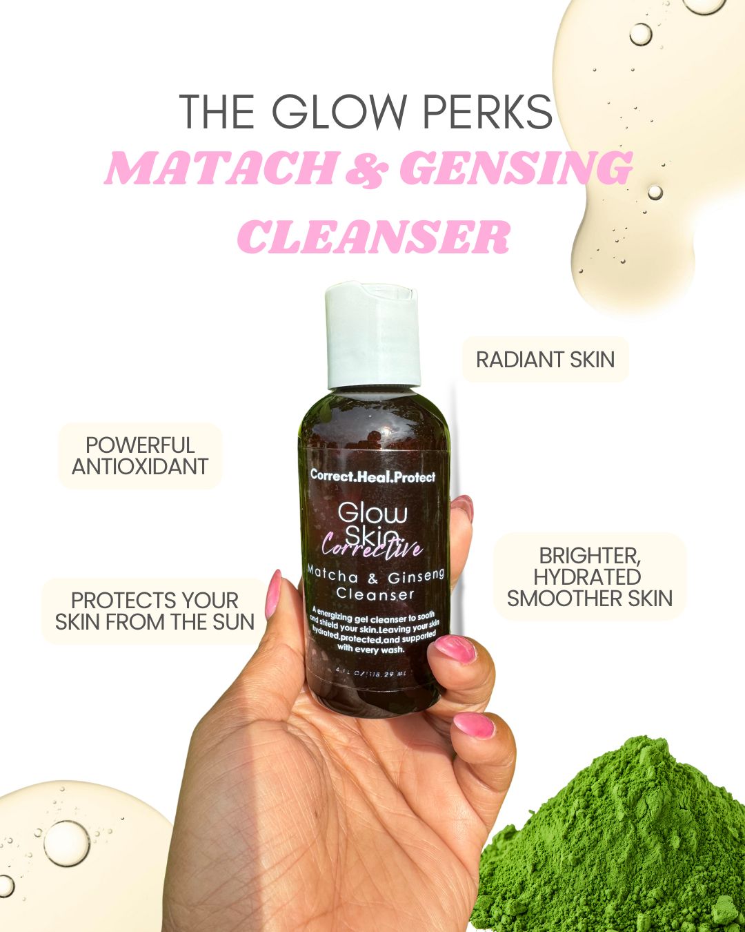 Matcha & Ginseng Cleanser